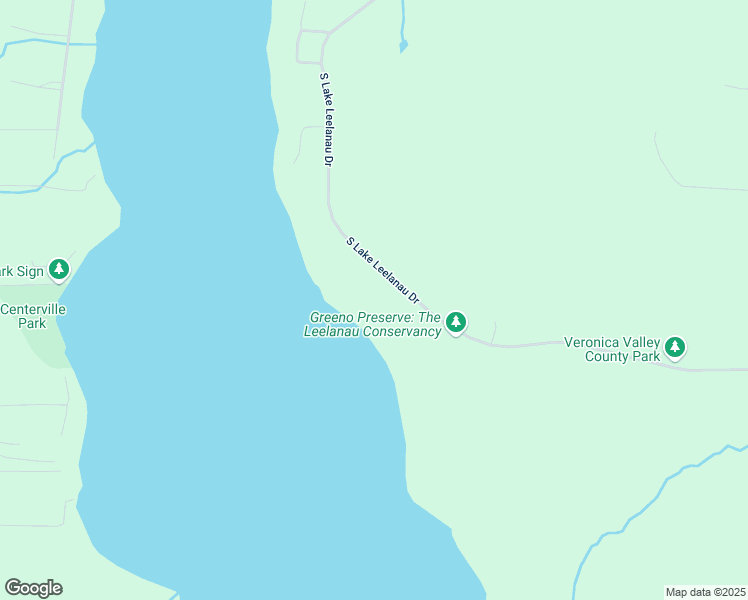 map of restaurants, bars, coffee shops, grocery stores, and more near 3590-4046 South Lake Leelanau Drive in Lake Leelanau