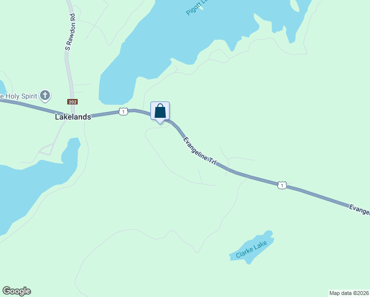 map of restaurants, bars, coffee shops, grocery stores, and more near 1122 Nova Scotia Trunk 1 in East Hants