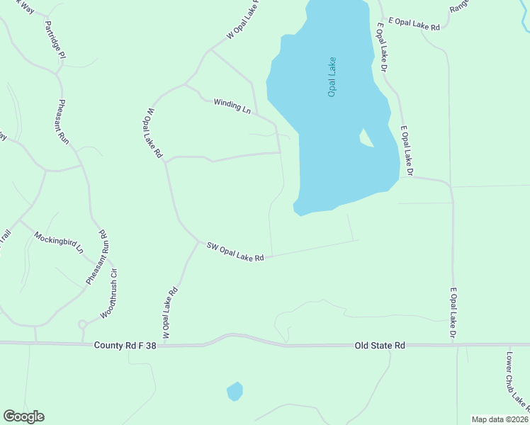 map of restaurants, bars, coffee shops, grocery stores, and more near 2444 Southwest Opal Lake Road in Gaylord
