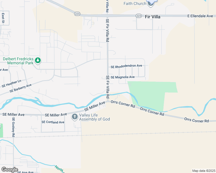 map of restaurants, bars, coffee shops, grocery stores, and more near 840 Southeast Fir Villa Road in Dallas