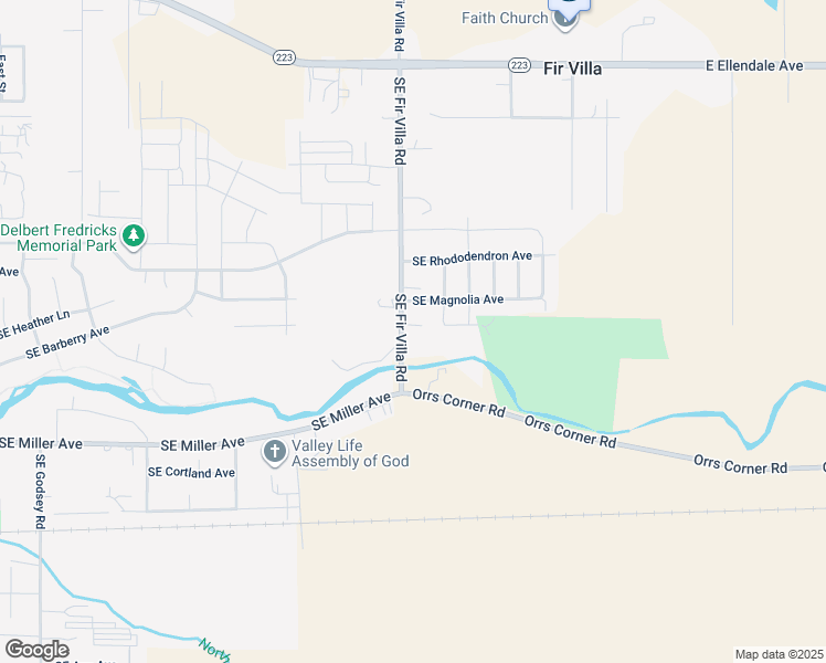 map of restaurants, bars, coffee shops, grocery stores, and more near 840 Southeast Fir Villa Road in Dallas