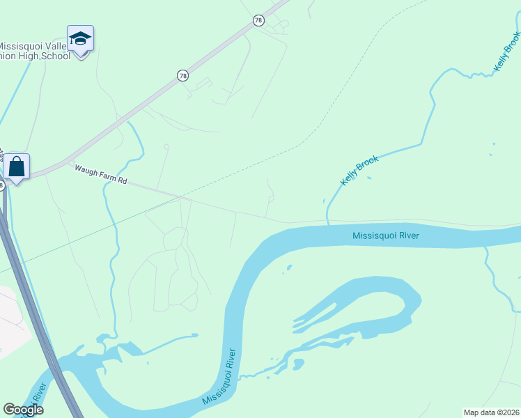 map of restaurants, bars, coffee shops, grocery stores, and more near 79 Waugh Farm Road in Franklin County