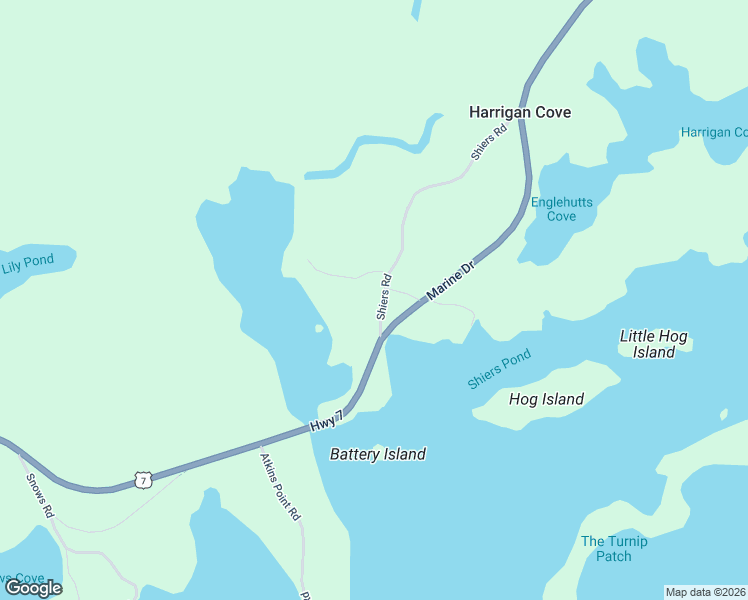 map of restaurants, bars, coffee shops, grocery stores, and more near 15 Shiers Road in Port Dufferin