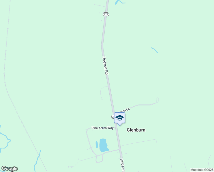 map of restaurants, bars, coffee shops, grocery stores, and more near 1080 Hudson Road in Glenburn
