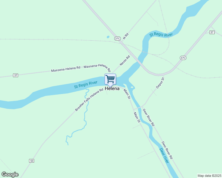 map of restaurants, bars, coffee shops, grocery stores, and more near 1980 County Road 53 in Helena