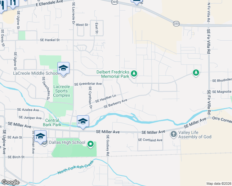map of restaurants, bars, coffee shops, grocery stores, and more near 792 Southeast Guy Lane in Dallas