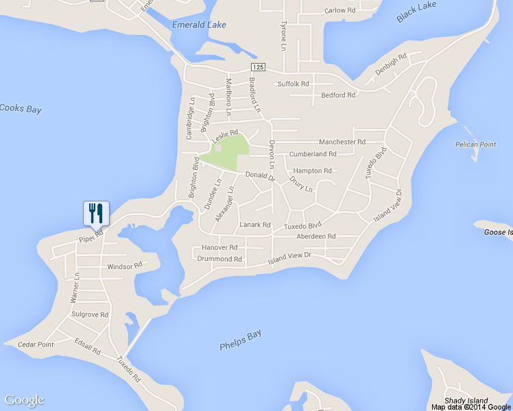 map of restaurants, bars, coffee shops, grocery stores, and more near 4832 Canterbury Road in Mound