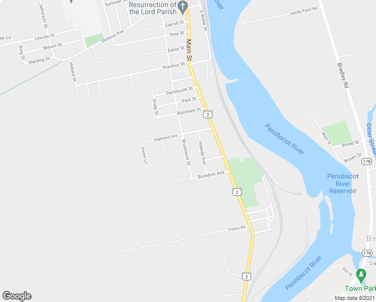 map of restaurants, bars, coffee shops, grocery stores, and more near 333 Brunswick Street in Old Town