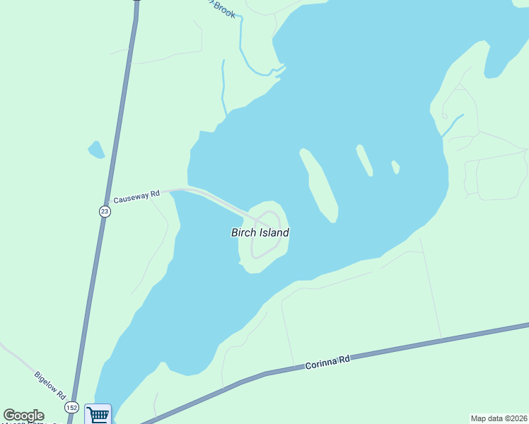 map of restaurants, bars, coffee shops, grocery stores, and more near Birch Island in Saint Albans