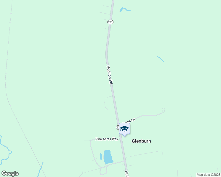 map of restaurants, bars, coffee shops, grocery stores, and more near 1080 Hudson Road in Glenburn