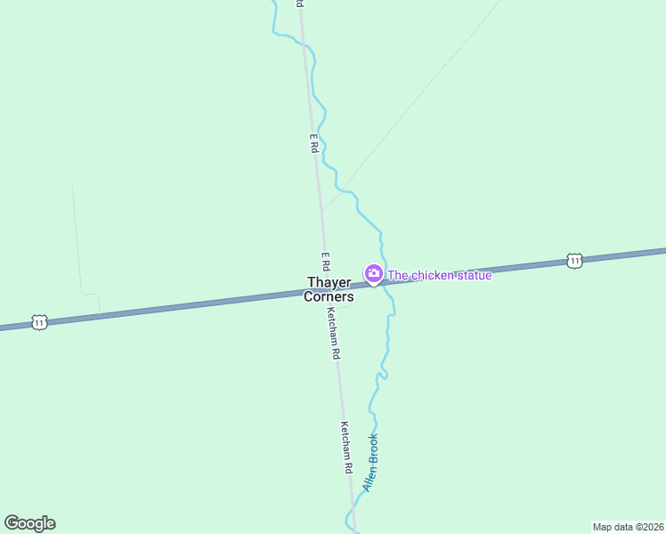 map of restaurants, bars, coffee shops, grocery stores, and more near 5700-5734 New York State Bicycle Route 11 in Burke
