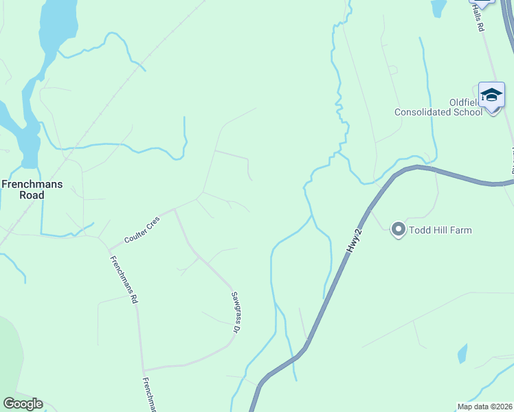 map of restaurants, bars, coffee shops, grocery stores, and more near 86 Double Lane in Oakfield