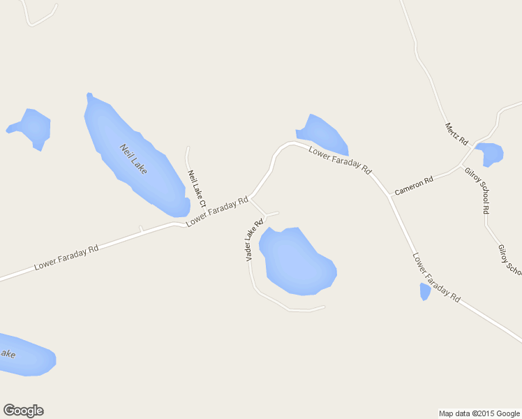 map of restaurants, bars, coffee shops, grocery stores, and more near 17 Vader Lake Road in Coe Hill