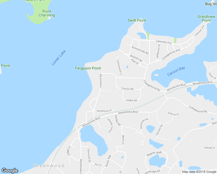 map of restaurants, bars, coffee shops, grocery stores, and more near 20650 Bayview Court in Excelsior