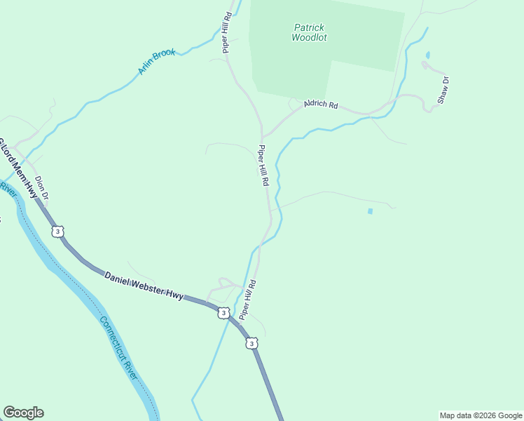 map of restaurants, bars, coffee shops, grocery stores, and more near Piper Hill Road in Colebrook