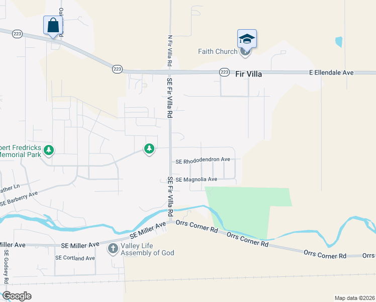 map of restaurants, bars, coffee shops, grocery stores, and more near 2061 Southeast Academy Street in Dallas