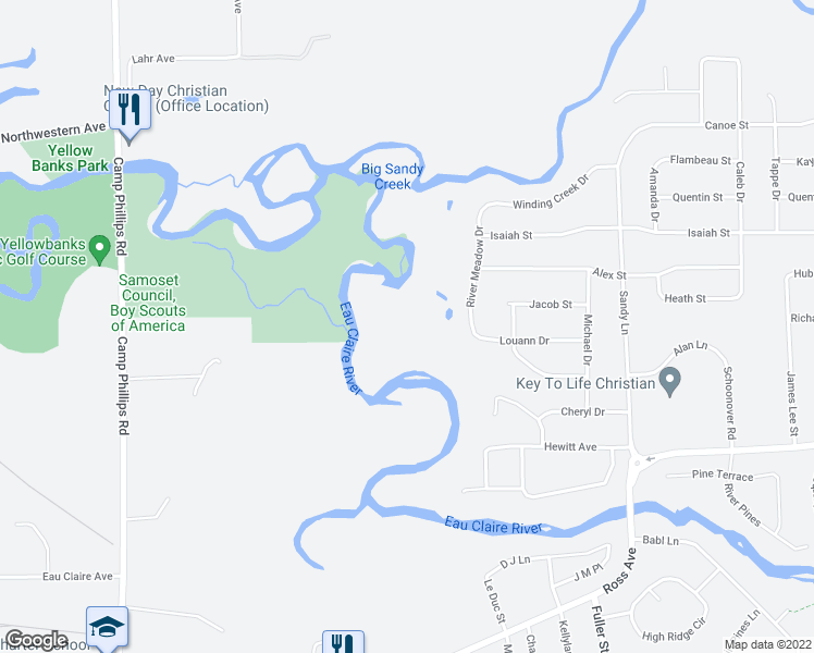 map of restaurants, bars, coffee shops, grocery stores, and more near 3704 River Meadow Drive in Weston