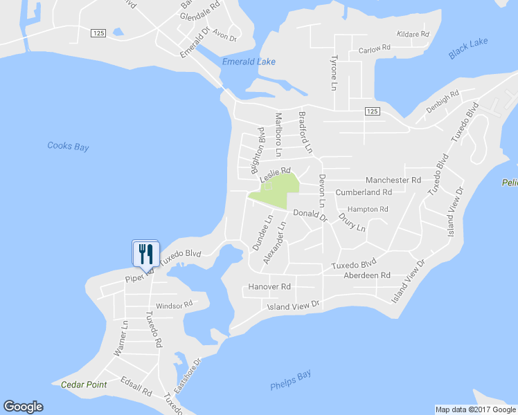 map of restaurants, bars, coffee shops, grocery stores, and more near 4955 Donald Drive in Mound