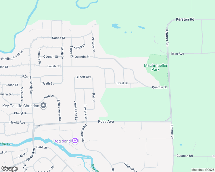 map of restaurants, bars, coffee shops, grocery stores, and more near 6305 Creel Drive in Schofield