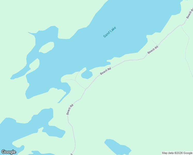 map of restaurants, bars, coffee shops, grocery stores, and more near Beach Road in Frontenac County