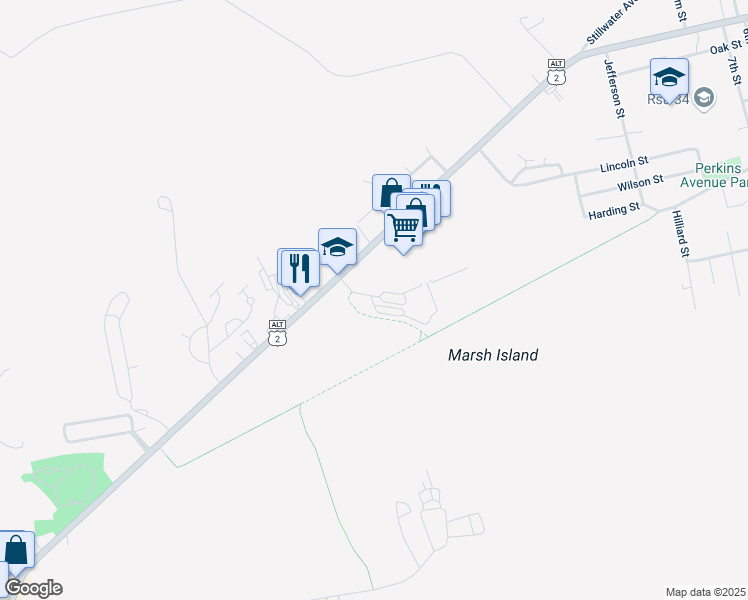 map of restaurants, bars, coffee shops, grocery stores, and more near 61 Sanford Avenue in Old Town