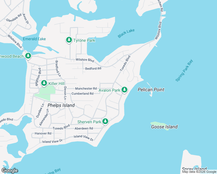 map of restaurants, bars, coffee shops, grocery stores, and more near 2933 Tuxedo Boulevard in Mound