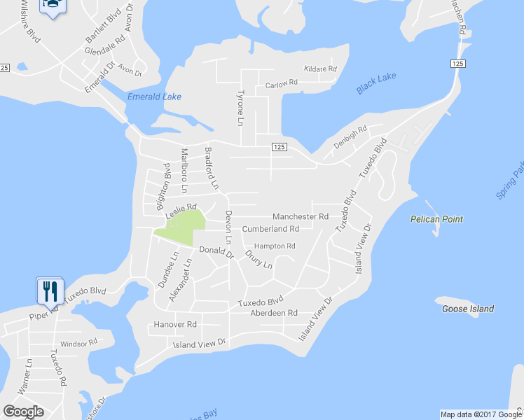 map of restaurants, bars, coffee shops, grocery stores, and more near 4720 Manchester Road in Mound