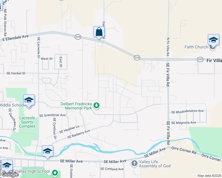 map of restaurants, bars, coffee shops, grocery stores, and more near 1608 Southeast Barberry Avenue in Dallas