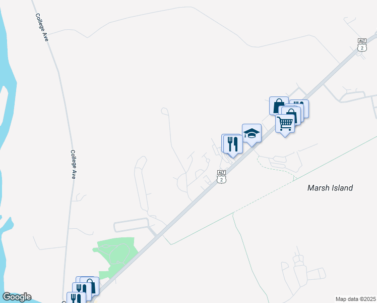 map of restaurants, bars, coffee shops, grocery stores, and more near 50 Pembroke Drive in Old Town