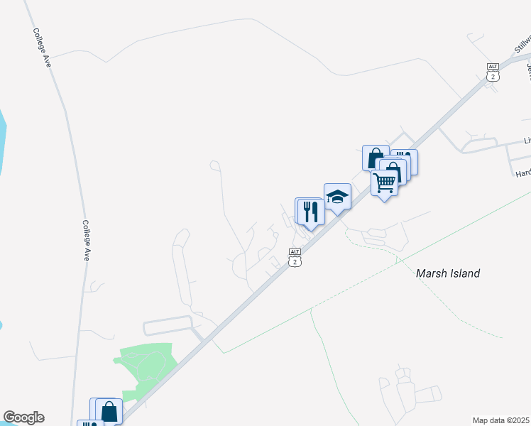 map of restaurants, bars, coffee shops, grocery stores, and more near 20 Whistle Way in Old Town