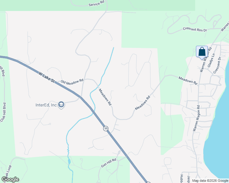 map of restaurants, bars, coffee shops, grocery stores, and more near 1625 Lakeridge Drive in McCall