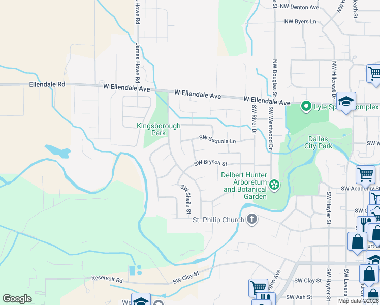 map of restaurants, bars, coffee shops, grocery stores, and more near in Dallas