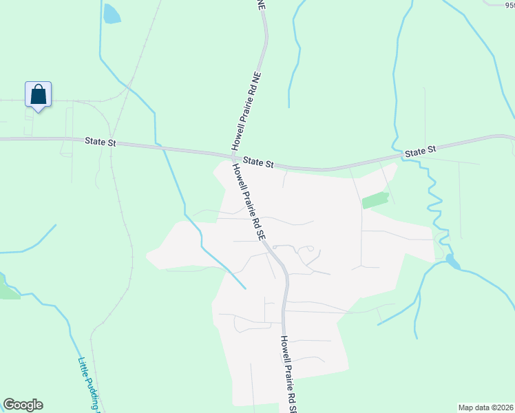 map of restaurants, bars, coffee shops, grocery stores, and more near 230 Howell Prairie Road Southeast in Salem