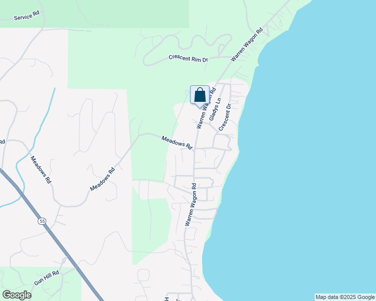 map of restaurants, bars, coffee shops, grocery stores, and more near 1697 Warren Wagon Road in McCall
