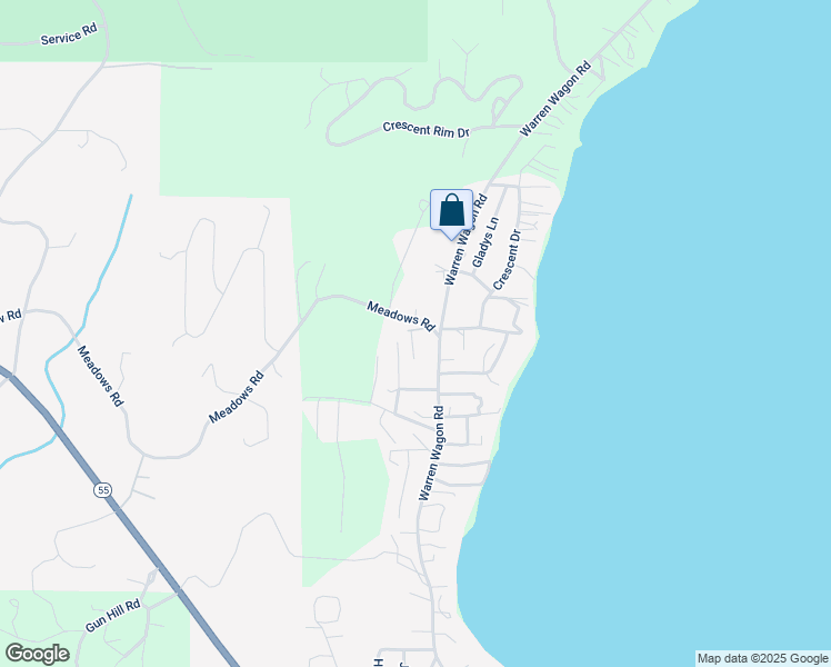 map of restaurants, bars, coffee shops, grocery stores, and more near 1697 Warren Wagon Road in McCall