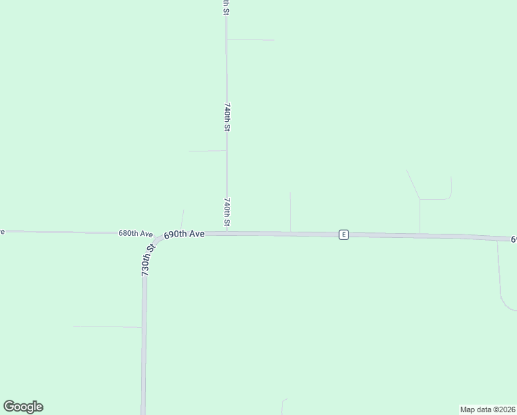 map of restaurants, bars, coffee shops, grocery stores, and more near N6842 740th Street in Menomonie