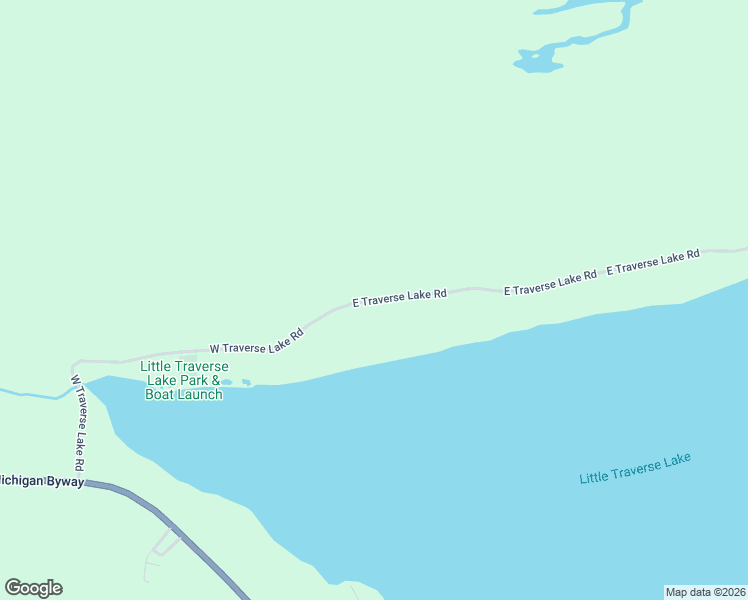 map of restaurants, bars, coffee shops, grocery stores, and more near 24 West Traverse Lake Road in Cedar