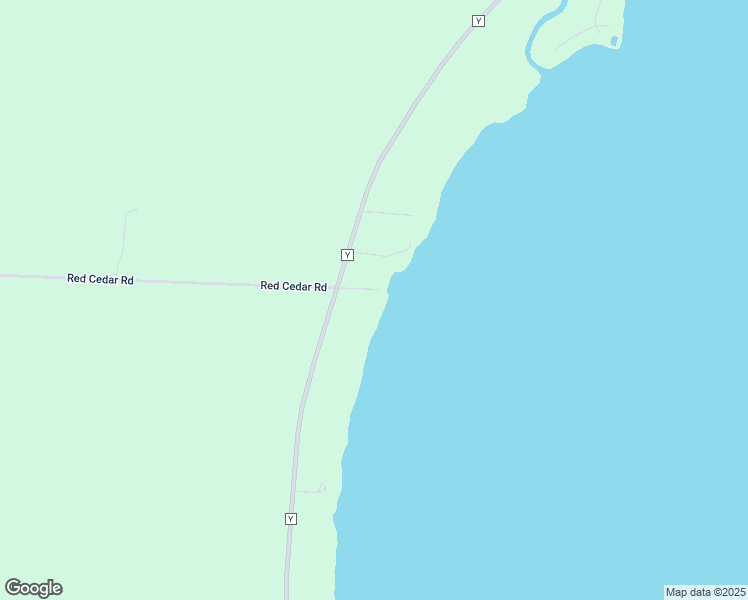map of restaurants, bars, coffee shops, grocery stores, and more near 7112 County Road Y in Oconto
