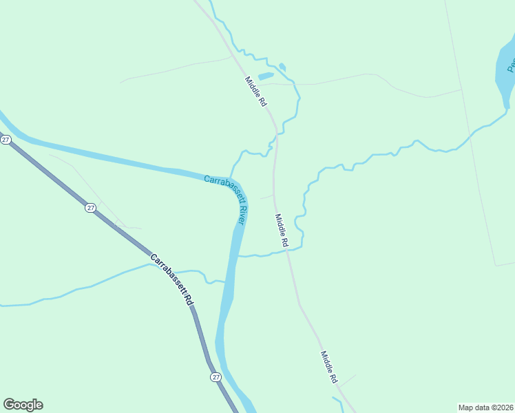 map of restaurants, bars, coffee shops, grocery stores, and more near 1240 Middle Road in New Portland