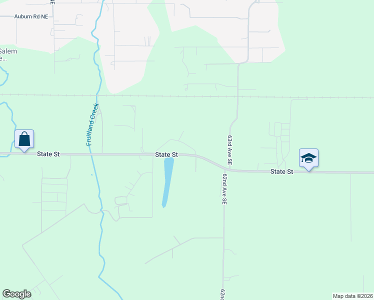 map of restaurants, bars, coffee shops, grocery stores, and more near 6090 State Street in Salem