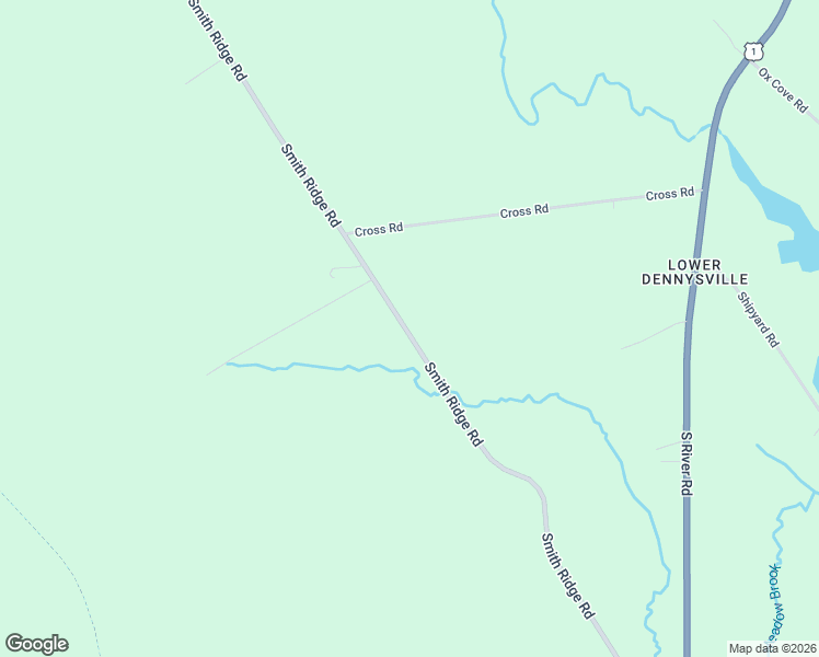map of restaurants, bars, coffee shops, grocery stores, and more near 217 Smith Ridge Road in Dennysville