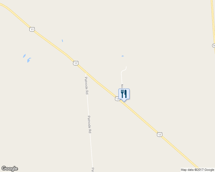 map of restaurants, bars, coffee shops, grocery stores, and more near 6848 Route 11 in Churubusco