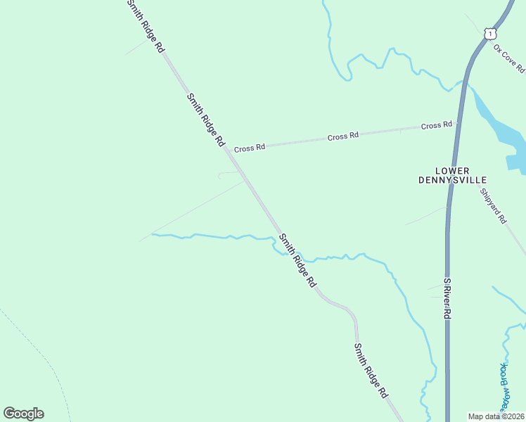 map of restaurants, bars, coffee shops, grocery stores, and more near 217 Smith Ridge Road in Dennysville