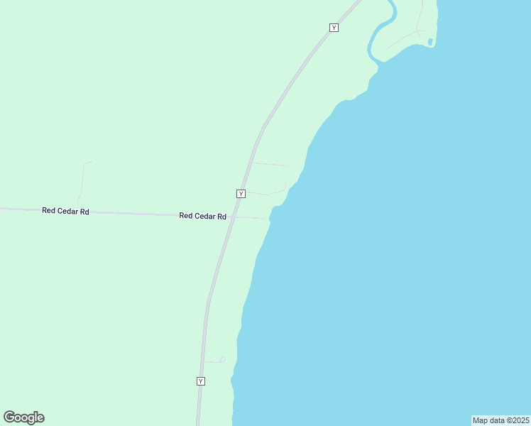 map of restaurants, bars, coffee shops, grocery stores, and more near 7112 County Road Y in Oconto