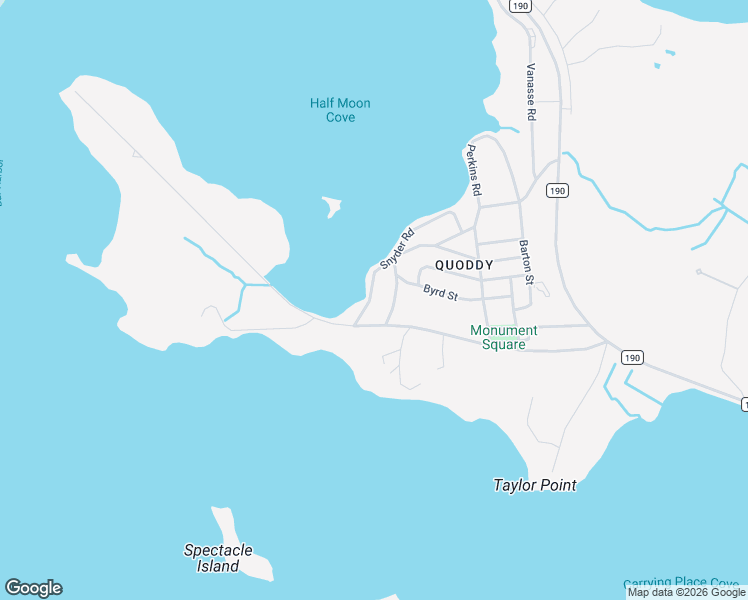 map of restaurants, bars, coffee shops, grocery stores, and more near 15 Jensen Road in Eastport