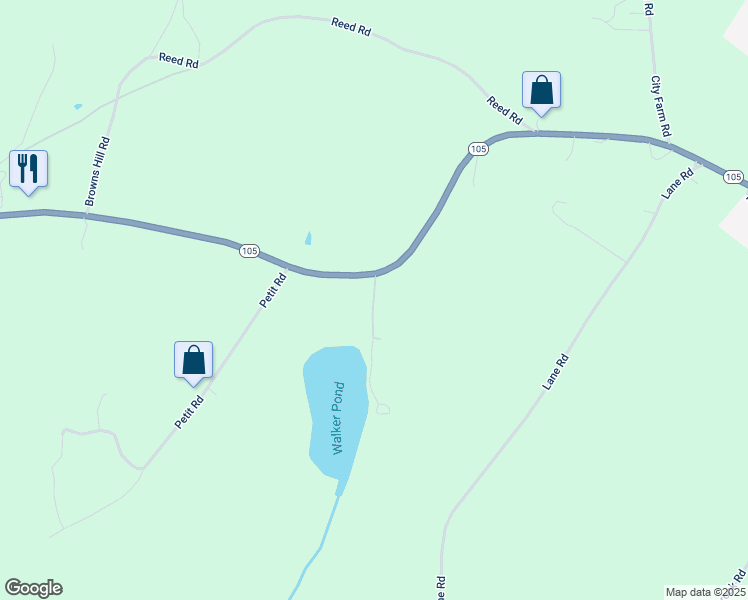 map of restaurants, bars, coffee shops, grocery stores, and more near 996 Vermont 105 in Newport
