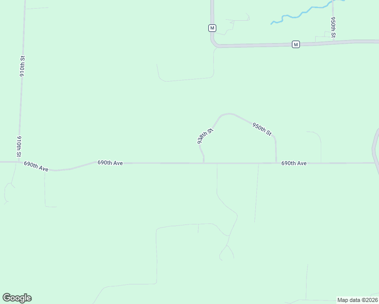 map of restaurants, bars, coffee shops, grocery stores, and more near N6929 938th Street in Elk Mound