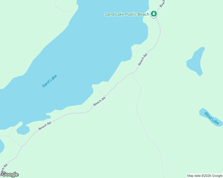 map of restaurants, bars, coffee shops, grocery stores, and more near Beach Road in Frontenac County