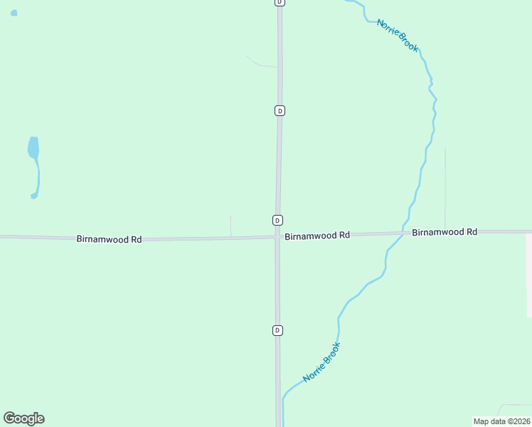 map of restaurants, bars, coffee shops, grocery stores, and more near N1116 County Road D in Birnamwood