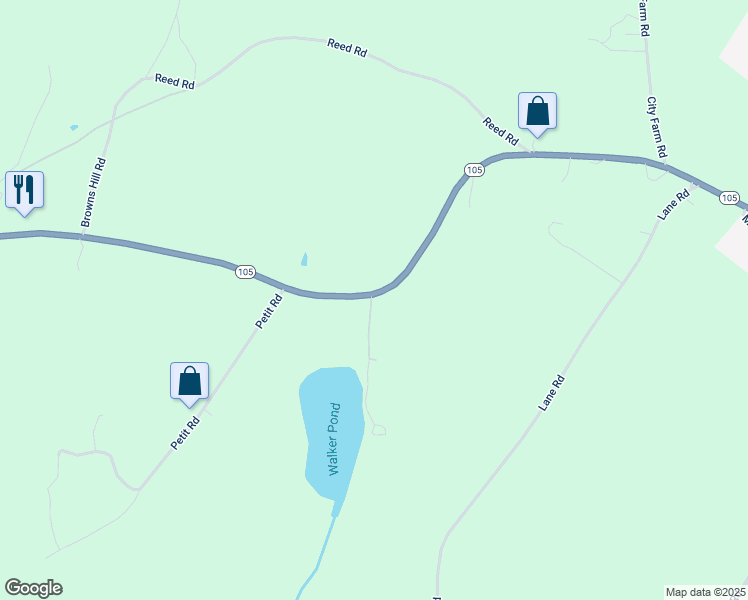 map of restaurants, bars, coffee shops, grocery stores, and more near 996 Vermont 105 in Newport